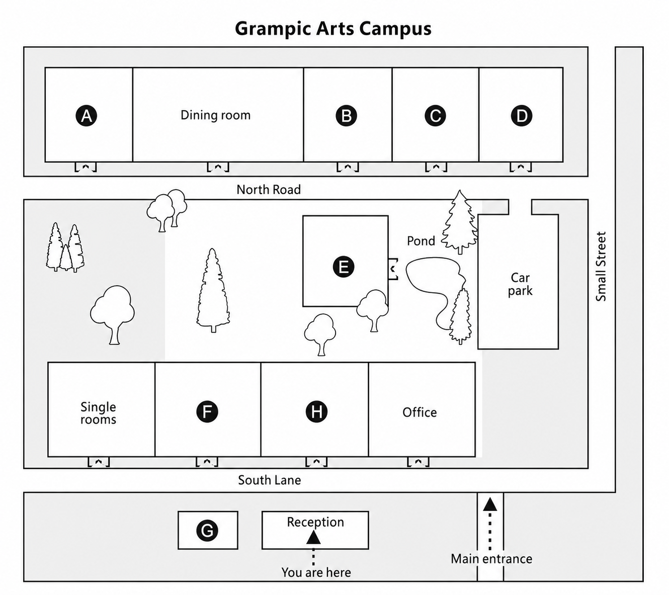 Grampic Arts Campus map