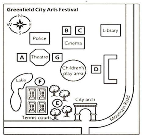 Greenfield City Arts Festival map