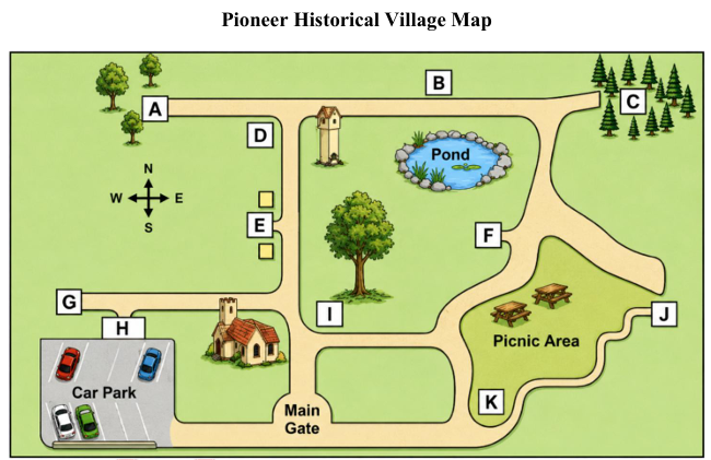 Pioneer Historical Village map