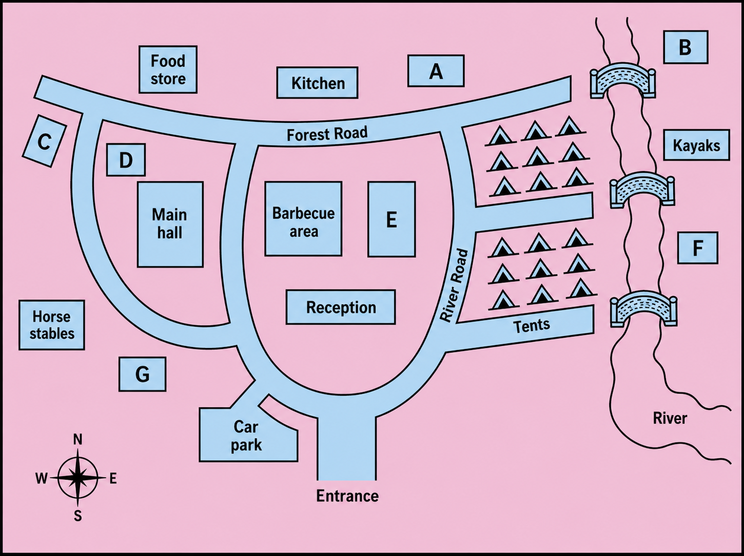 Outdoor education center map