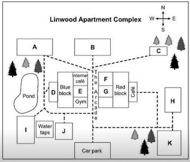 Linwood Apartment Complex map